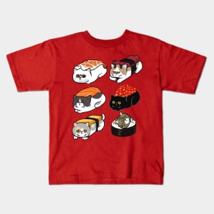 Sushi Exotic Shorthair Kids T-Shirt